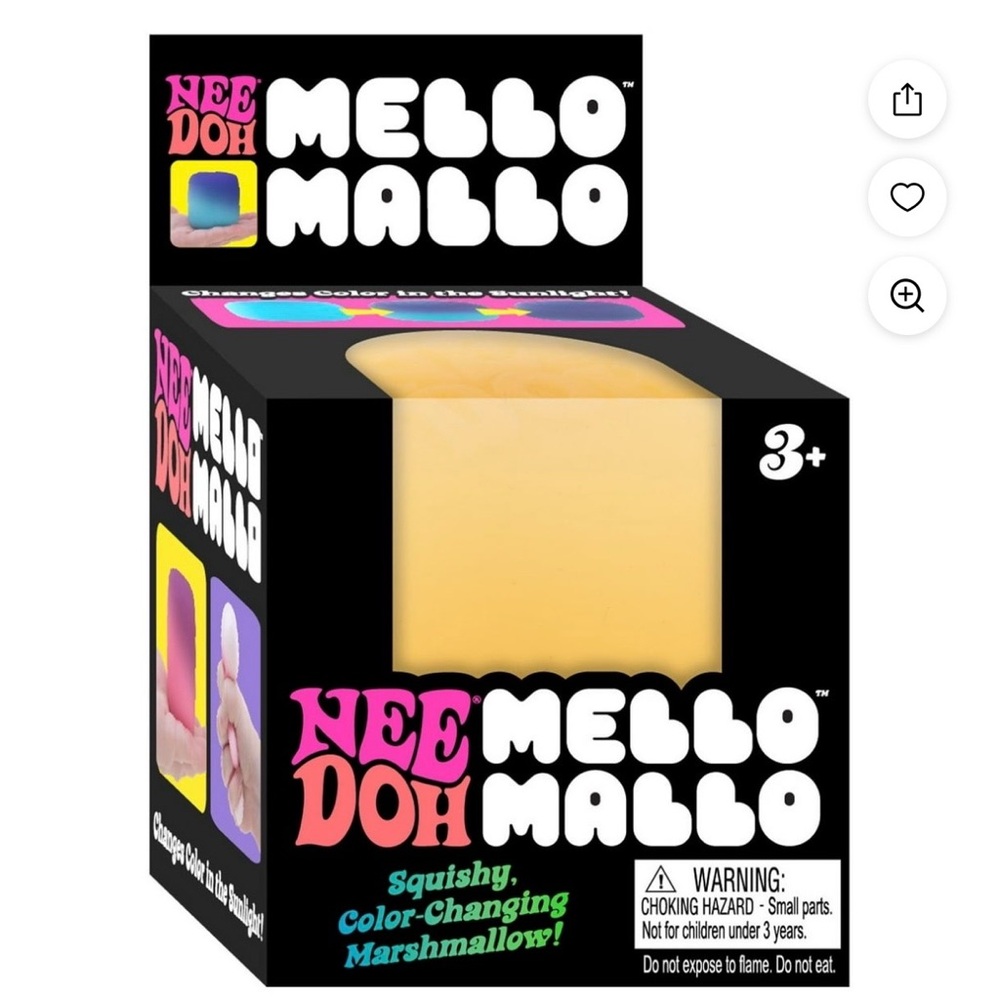 Mello Mallo Squishy Toy - Yellow